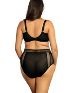 Σουτιέν Ewa Bien B171 balconette σε μαύρο για μεγάλο στήθος με ενισχυμένη στήριξη